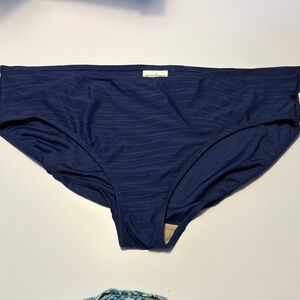 Jaclyn Smith navy blue swim bottoms size 18